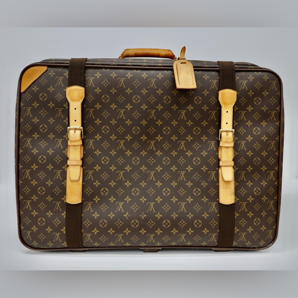 Louis Vuitton Monogram Travel Bag in Brown and Tan